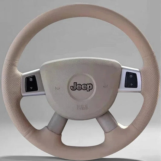 Steering Wheel Cover Wrap For Jeep Commander XK 2008-2010 Grand Cherokee III WK