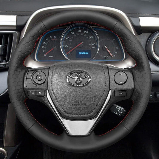 Why Your 2012-2017 Toyota RAV4 or Corolla Needs a Vegan Leather Steering Wheel Cover