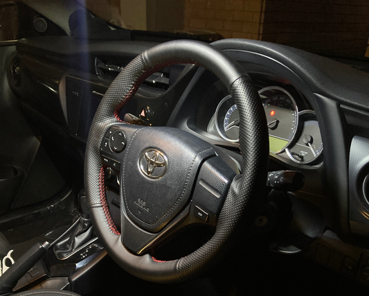 How a Vegan Leather Steering Wheel Cover Improves Your Toyota RAV4 or Corolla 2012–2017