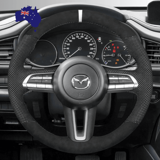Steering Wheel Cover wrap for Mazda CX-30 CX30 2019-2020 Mazda 3 Axela 2019-2020