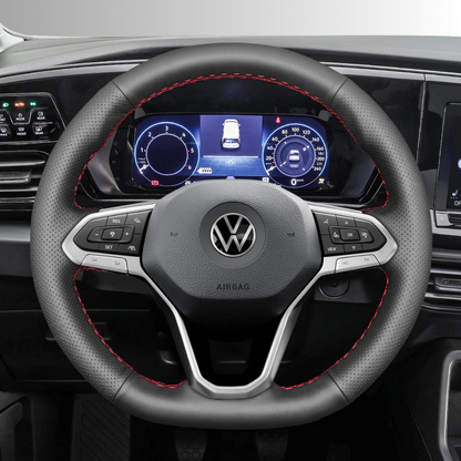 Steering Wheel Cover wrap for Volkswagen VW Arteon 2021 / Atlas 2020-2021 / ID.4 2021 / Taos 2022 / Atlas Cross Sport 2020-2021
