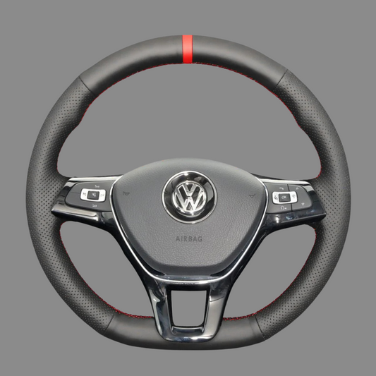 Steering Wheel Cover wrap for Volkswagen VW Golf 7 Golf Alltrack Golf SportWagen Jetta Passat Tiguan e-Golf Arteon Atlas 2015-2021