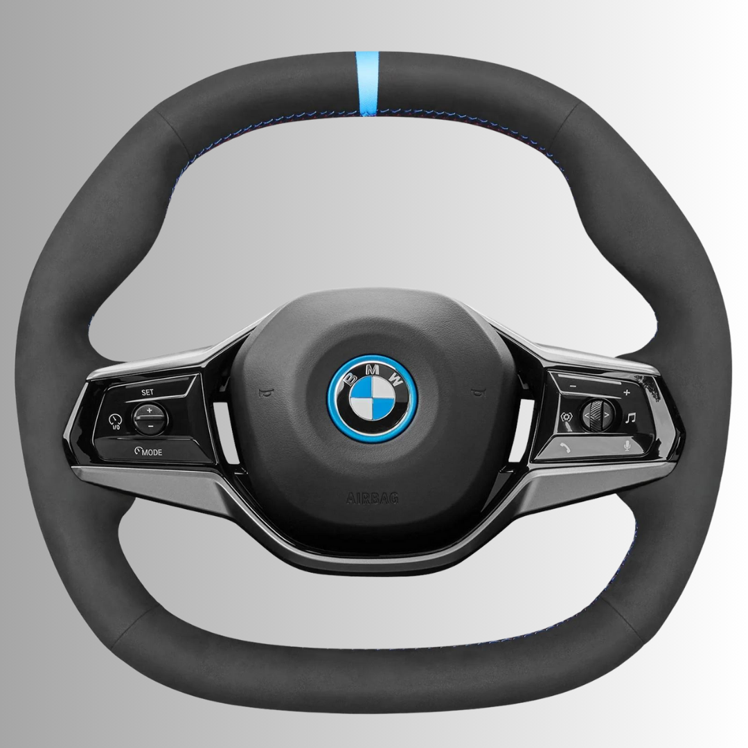 Steering Wheel Cover wrap for BMW 5 Series G60 (Sedan)/ i5 G60/ G61 (Touring)/ i5 G60 (Sedan)/ G61 (Touring)/ G60 (Saloon)/ G61 (Estat