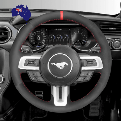 Steering Wheel Cover wrap for Ford Mustang 2015-2024