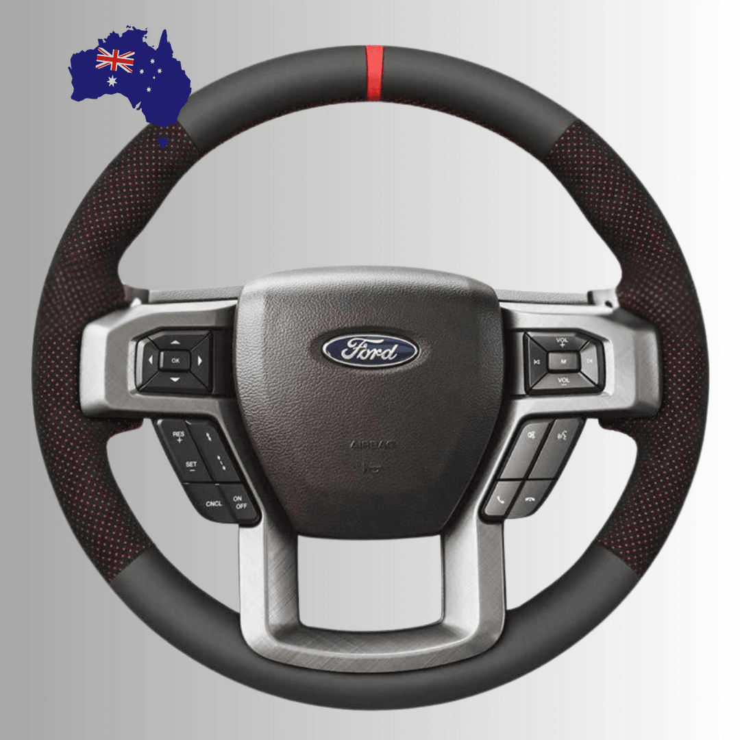 Steering Wheel Cover wrap for Ford F-150 F150/ F-250 F250/ F-350 F350/ F-450 F450/ Expedition