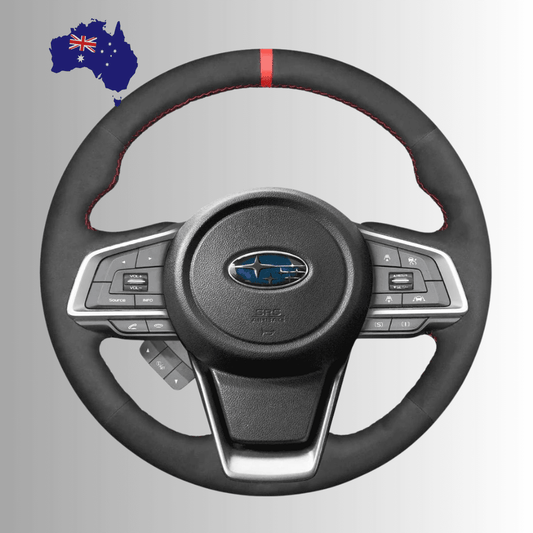 Steering Wheel Cover wrap for Subaru Forester Ascent Crosstrek Impreza Legacy Outback 2018-2020