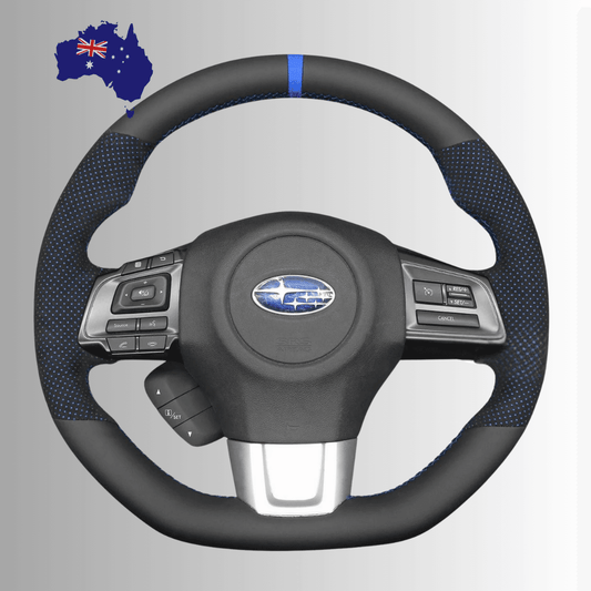 Steering Wheel Cover wrap for Subaru WRX (STI) Levorg 2015-2019