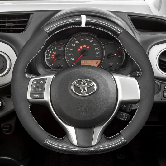 Steering Wheel Cover wrap for Toyota Yaris 2012-2020 / Ractis 2010-2015
