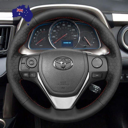 Car Steering Wheel Cover Wrap for Toyota RAV4 and Corolla 2012-2017