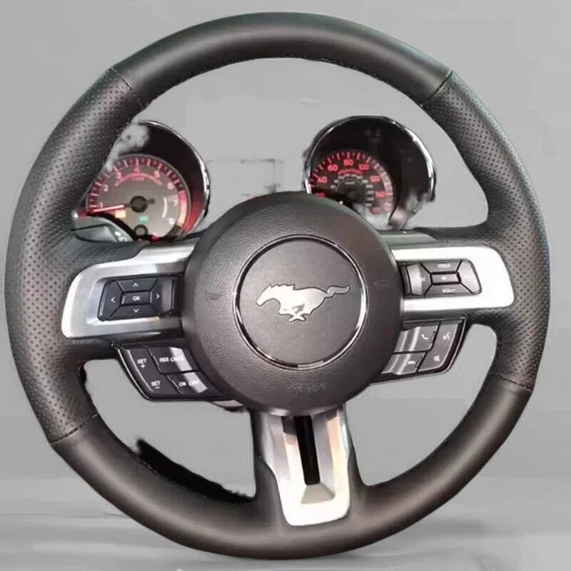 Steering Wheel Cover wrap for Ford Mustang 2015-2024
