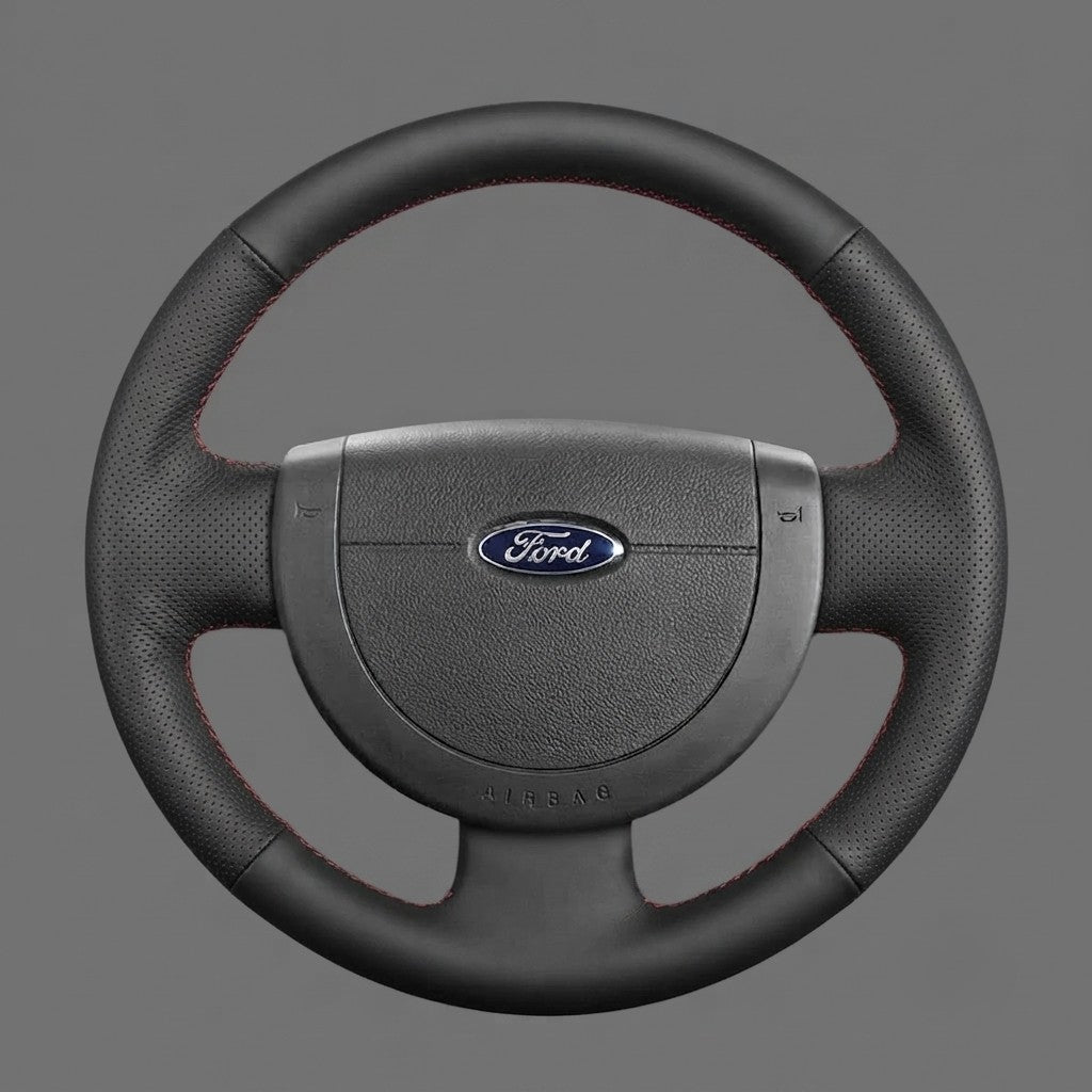 Steering Wheel Cover Wrap for Ford Fiesta MK6 Transit Connect Fusion 2002-2012