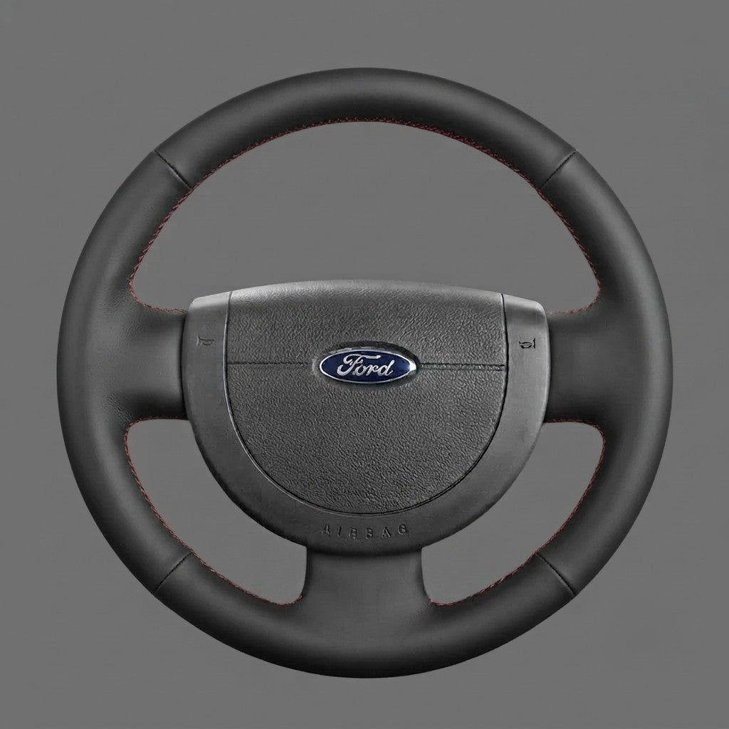 Steering Wheel Cover Wrap for Ford Fiesta MK6 Transit Connect Fusion 2002-2012