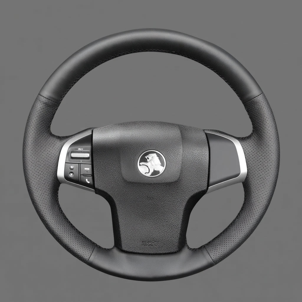 Leather Steering Wheel Cover Wrap for Holden Colorado 7 Trailblazer 2012-2020