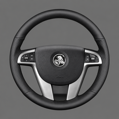 Leather Steering Wheel Cover Wrap for Holden Commodore Berlina Calais Caprice Statesman Ute 2006-2013