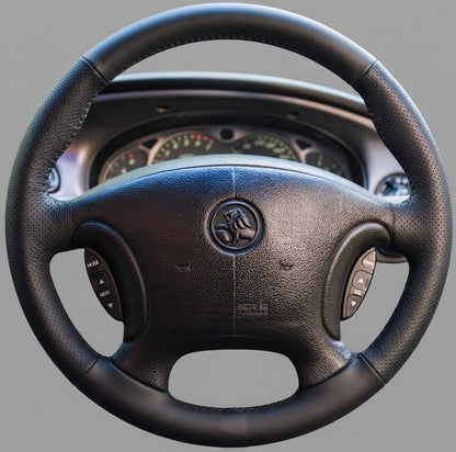 Leather Steering Wheel Cover Wrap for Holden VU Ute VT VX Commodore Berlina 1997-2002