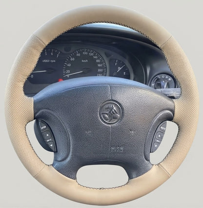 Leather Steering Wheel Cover Wrap for Holden VU Ute VT VX Commodore Berlina 1997-2002