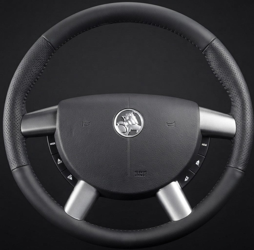 Leather Steering Wheel Cover Wrap for Holden Calais VY VZ SS VV 2002-2006