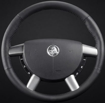 Leather Steering Wheel Cover Wrap for Holden Calais VY VZ SS VV 2002-2006