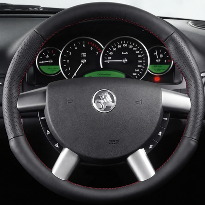 Leather Steering Wheel Cover Wrap for Holden Calais VY VZ SS VV 2002-2006