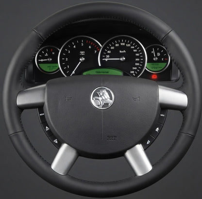 Leather Steering Wheel Cover Wrap for Holden Calais VY VZ SS VV 2002-2006