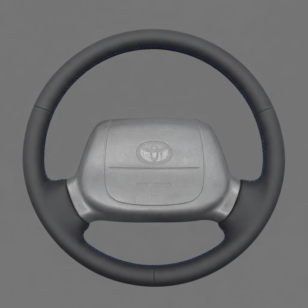 Leather Steering Wheel Cover Wrap for Toyota 4Runner Tacoma Avalon Hilux Hiace Granvia Townace 1996-2004