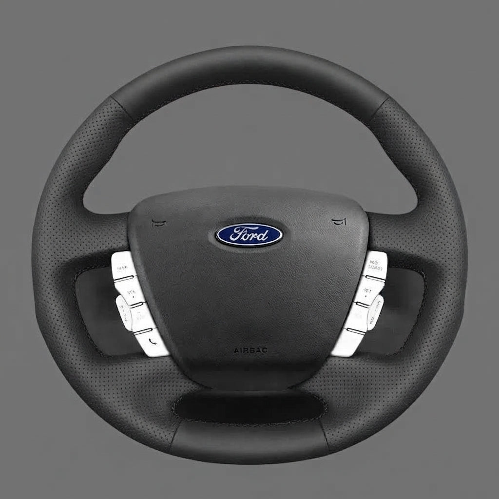 Leather Steering Wheel Cover Wrap for Ford Falcon FG XR6 SZ Territory 2008-2016