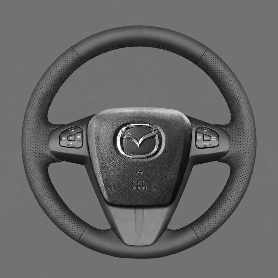 Leather Steering Wheel Cover Wrap for Mazda | BT-50 BT50 2012-2020