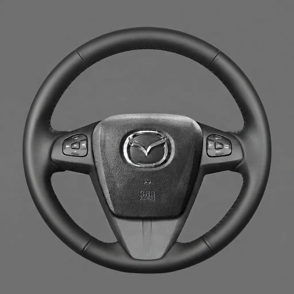 Leather Steering Wheel Cover Wrap for Mazda | BT-50 BT50 2012-2020