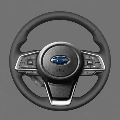 Leather Steering Wheel Cover Wrap for Subaru | Forester Outback Impreza Crosstrek Ascent Legacy Liberty XV 2016-2025