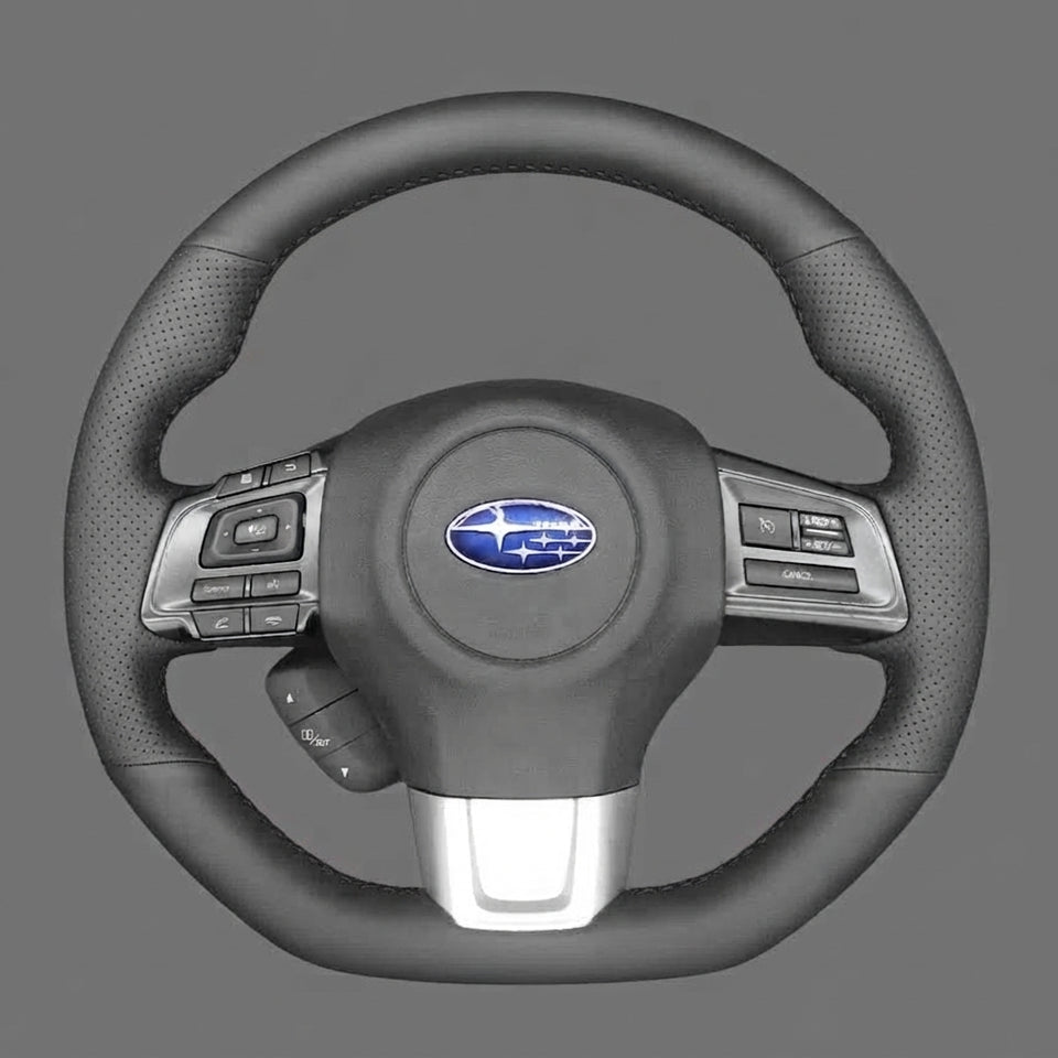 Leather Steering Wheel Cover Wrap for Subaru | WRX STI Levorg 2014-2021