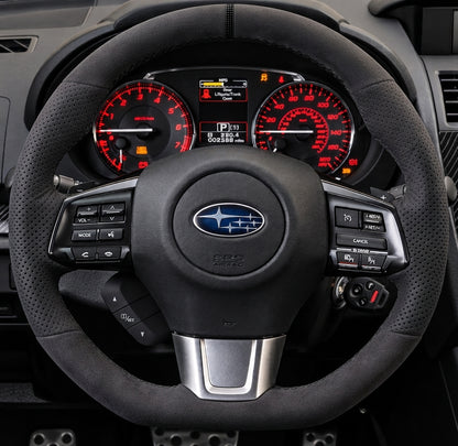 Leather Steering Wheel Cover Wrap for Subaru | WRX STI Levorg 2014-2021