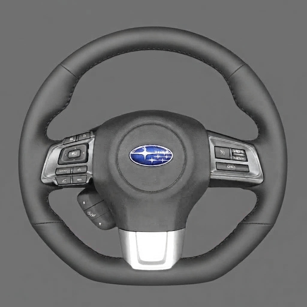 Leather Steering Wheel Cover Wrap for Subaru | WRX STI Levorg 2014-2021