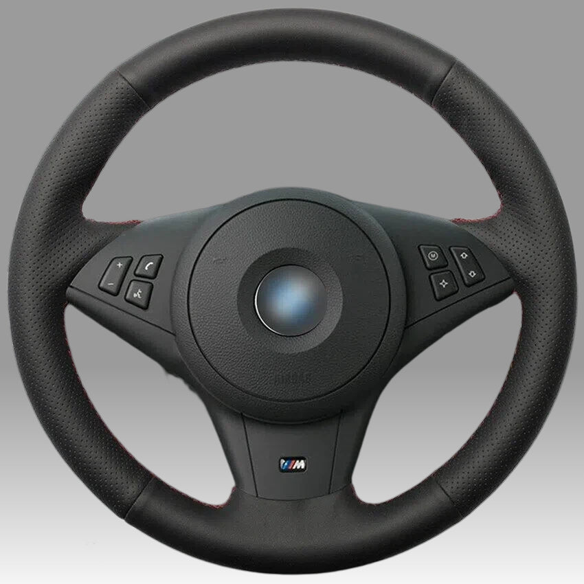 Steering Wheel Cover Wrap For BMW | E60 E61 E63 E64 WITHOUT BULGE
