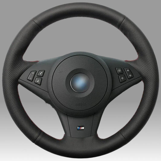 Steering Wheel Cover Wrap For BMW | E60 E61 E63 E64 WITHOUT BULGE