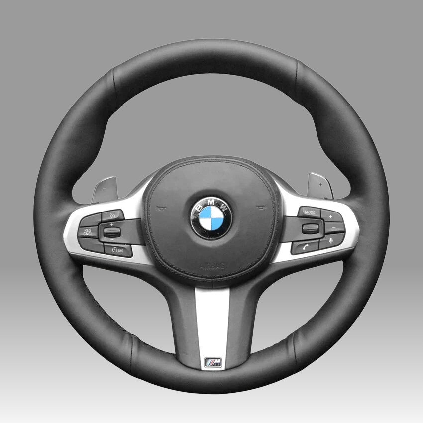 Steering Wheel Cover wrap for BMW G20 F44 G22 G26 G30 G32 G11 G14 G15 G16 G01 G02 G05 G06 G07 G29