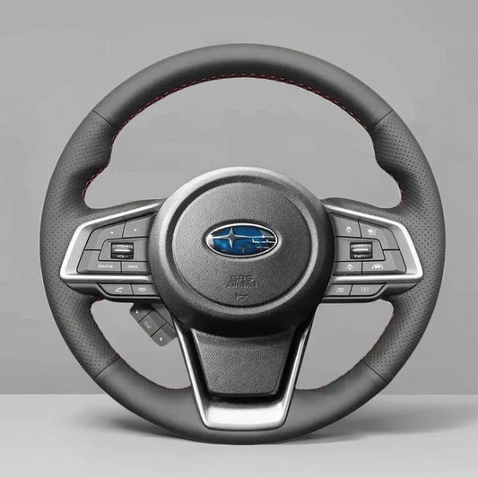 Steering Wheel Cover wrap for Subaru Forester Ascent Crosstrek Impreza Legacy Outback 2018-2020