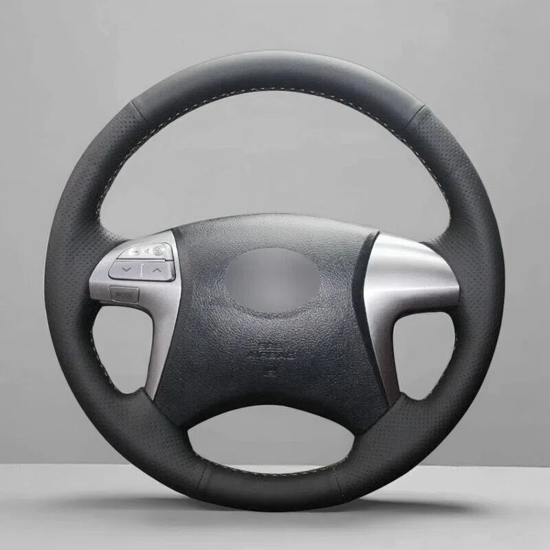 Steering Wheel Cover Wrap for Toyota Kluger Highlander Camry Isis Mark X Zio Premio Noah Voxy Previa Estima 2006-2015