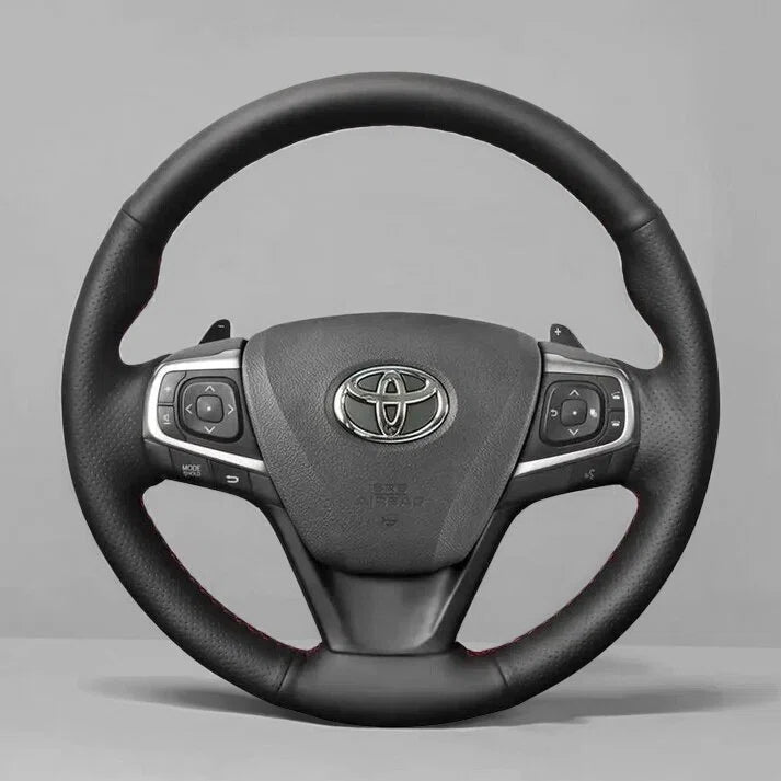 Steering Wheel Cover Wrap for Toyota Avensis Camry Verso Avalon Previa Estima Harrier Noah Voxy Premio
