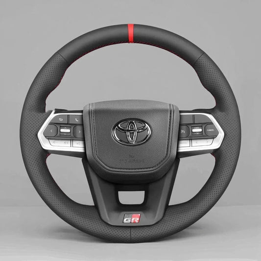 Steering Wheel Cover Wrap for Toyota Land Cruiser 300 LC300 GR 2021-2023