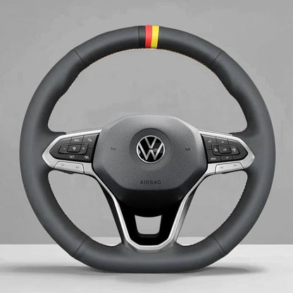 Steering Wheel Cover wrap for Volkswagen VW Arteon 2021 / Atlas 2020-2021 / ID.4 2021 / Taos 2022 / Atlas Cross Sport 2020-2021