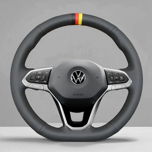 Steering Wheel Cover wrap for Volkswagen VW Arteon 2021 / Atlas 2020-2021 / ID.4 2021 / Taos 2022 / Atlas Cross Sport 2020-2021