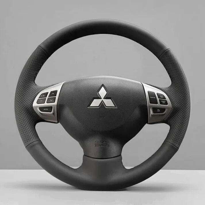 Steering Wheel Cover Wrap for Mitsubishi | i-MiEV Lancer 9 IX Lancer Sportback Outlander Sport RVR ASX Colt L200 Triton