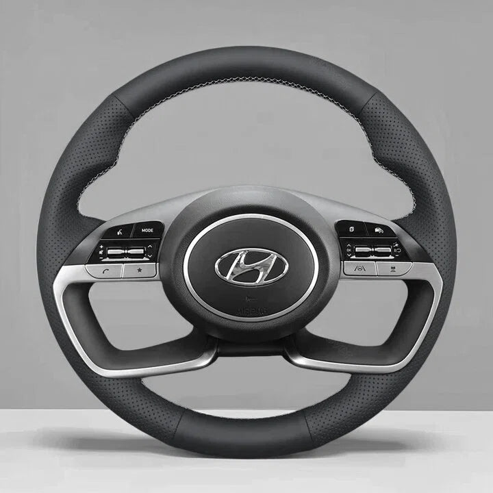 Steering Wheel Cover wrap for Hyundai Tucson / Tucson IV/ i20 III / Bayon/ i30 Sedan (Active/Elite)