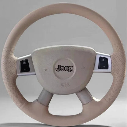 Steering Wheel Cover Wrap For Jeep Commander XK 2008-2010 Grand Cherokee III WK