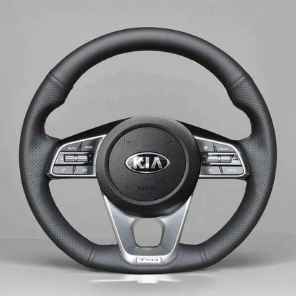 Steering Wheel Cover Wrap for Kia | Ceed Cee'd 3 Proceed Pro Ceed GT Optima 5 Forte 2018-2024