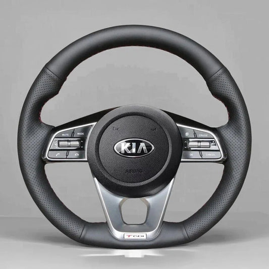 Steering Wheel Cover Wrap for Kia | Ceed Cee'd 3 Proceed Pro Ceed GT Optima 5 Forte 2018-2024