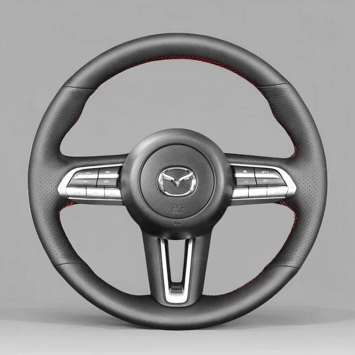 Steering Wheel Cover  wrap for Mazda CX-30 CX30 2019-2020 Mazda 3 Axela 2019-2020