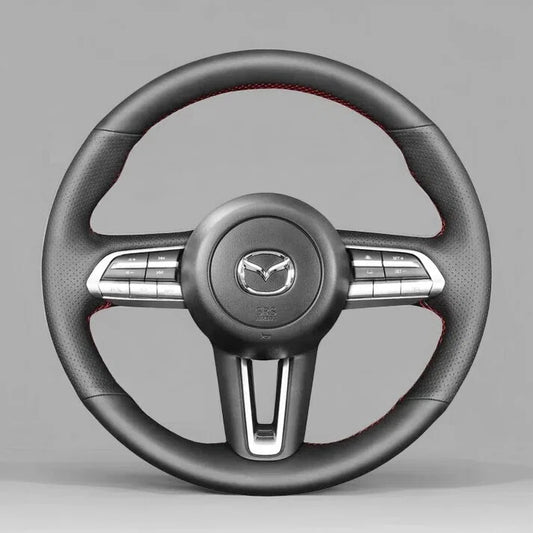 Steering Wheel Cover  wrap for Mazda CX-30 CX30 2019-2020 Mazda 3 Axela 2019-2020