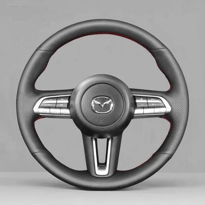 Steering Wheel Cover wrap for Mazda CX-30 CX30 2019-2020 Mazda 3 Axela 2019-2020