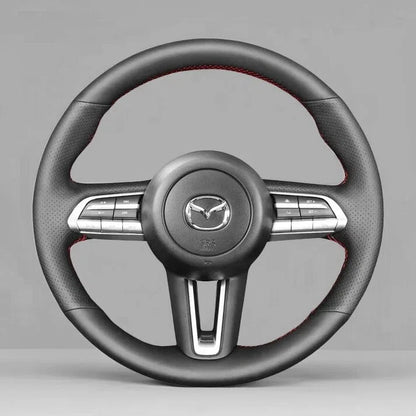Steering Wheel Cover wrap for Mazda CX-30 CX30 2019-2020 Mazda 3 Axela 2019-2020
